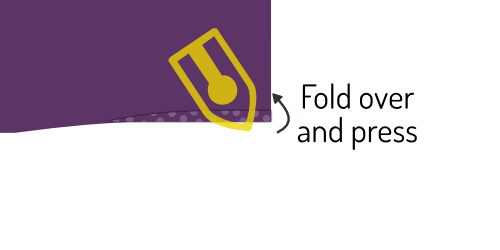 Fold over and press